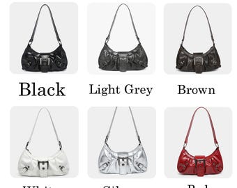 Vintage Shoulder Bag, Y2k Fashion Bag, Cute Basic Junky