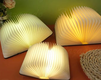 Custom Magnetic Book Light, Personalized Cover Night Light, Home Decoration, Unique Night Light, Night Light With Name