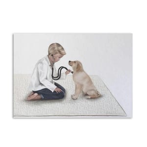 Greeting card, art print greeting card, doctor greeting card, thank you doctor greeting card, special care greeting card, thank you card