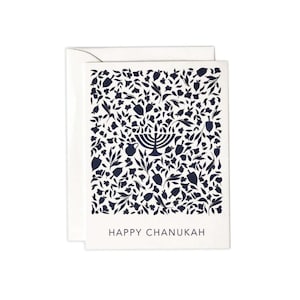 Carte de voeux Hanoucca, carte de voeux, carte de voeux de vacances, carte de voeux plate de Hanoucca, carte de voeux de Hanoucca, cadeau de Hanoucca