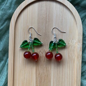 Cherry earrings