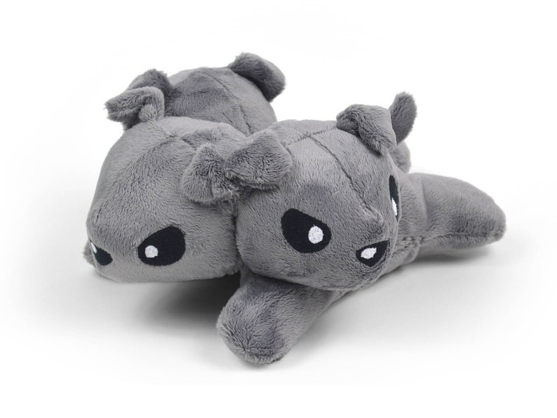 Cerberus Three-headed Dog Monster Fluffy Stuffed Animal Plush Sewing Pattern .pdf Tutorial image 6