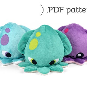 Kraken Squid Plush .pdf Sewing Pattern