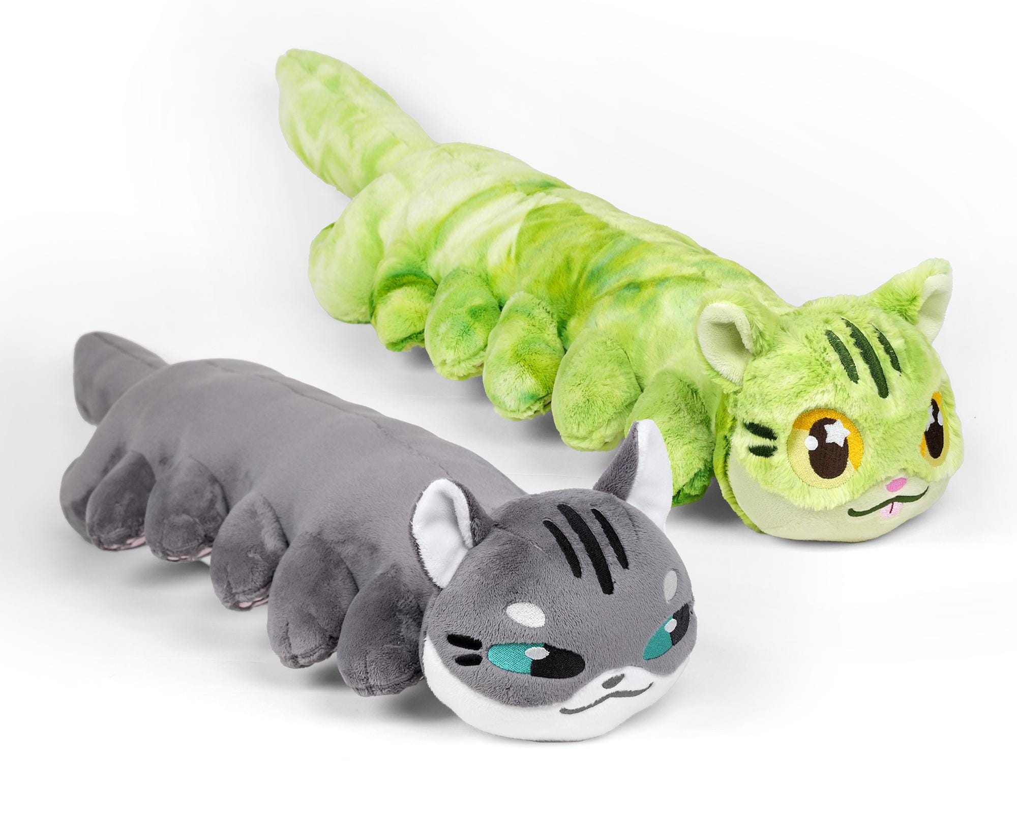 Cat-erpillar Cat Caterpillar Long Plush Plushie Stuffed Animal in