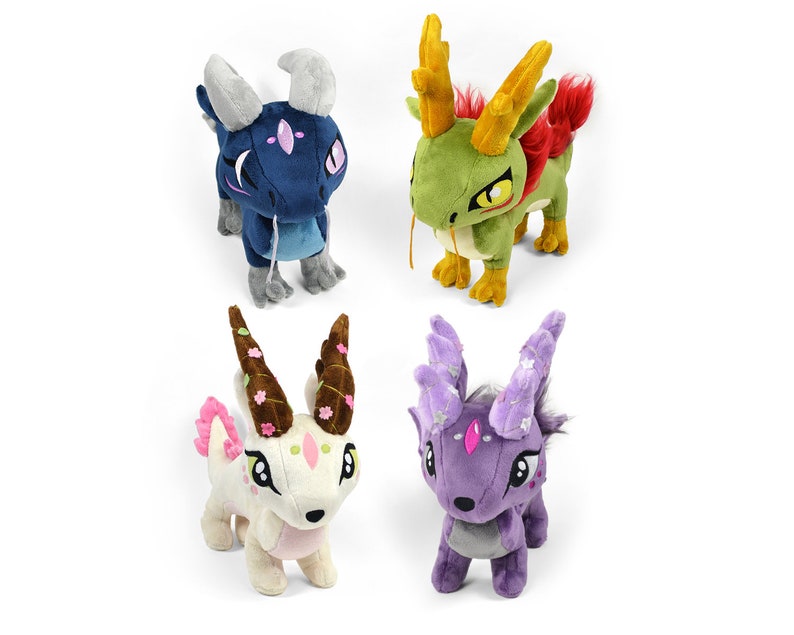 wish dragon long plush