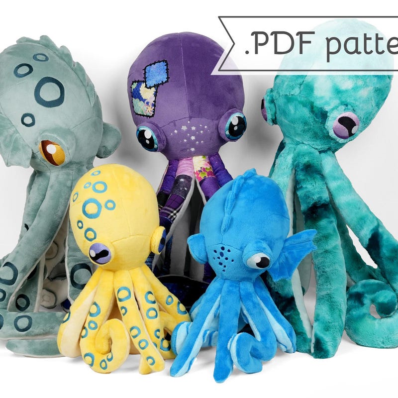 Patchwork Plushie Pattern - Etsy