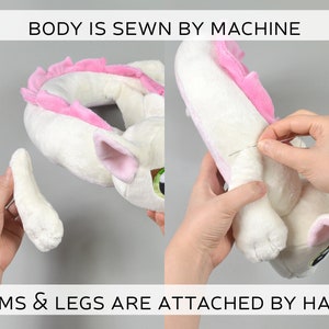 Neck Dragon Plush Sewing Pattern .pdf Tutorial Posable Wearable Shoulder Accessory Eastern Snake image 9