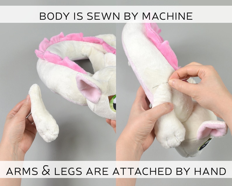 Neck Dragon Plush Sewing Pattern .pdf Tutorial Posable Wearable Shoulder Accessory Eastern Snake image 9