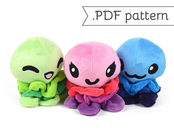 jellyfish plush pattern