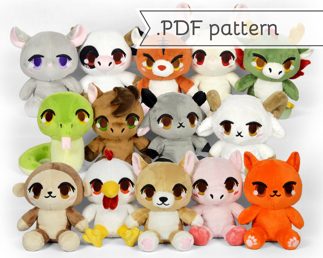 PDF Sewing PATTERN Chainsaw Felt Soft Toy Tutorial DIY 