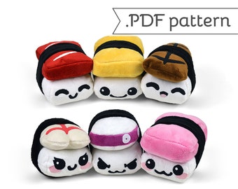 Nigiri Sushi Plush Collection .pdf Naaipatroon