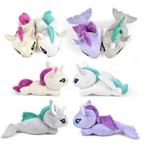 Unicorn Pegasus Merpony Kelpie Hippocampus Pony Horse Plush Sewing Pattern .pdf Tutorial image 3