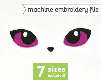 Peryton Stag Deer Doe Eyes File per ricamo a macchina Design per peluche 7 misure