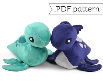 Patron de couture Nessie en peluche monstre du Loch Ness .pdf