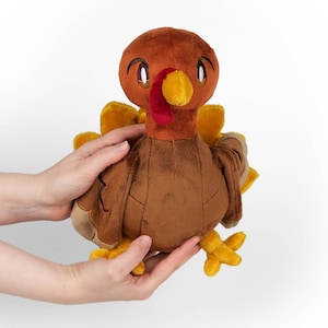 Turkey Plush Animal Sewing Pattern .pdf Tutorial - Etsy