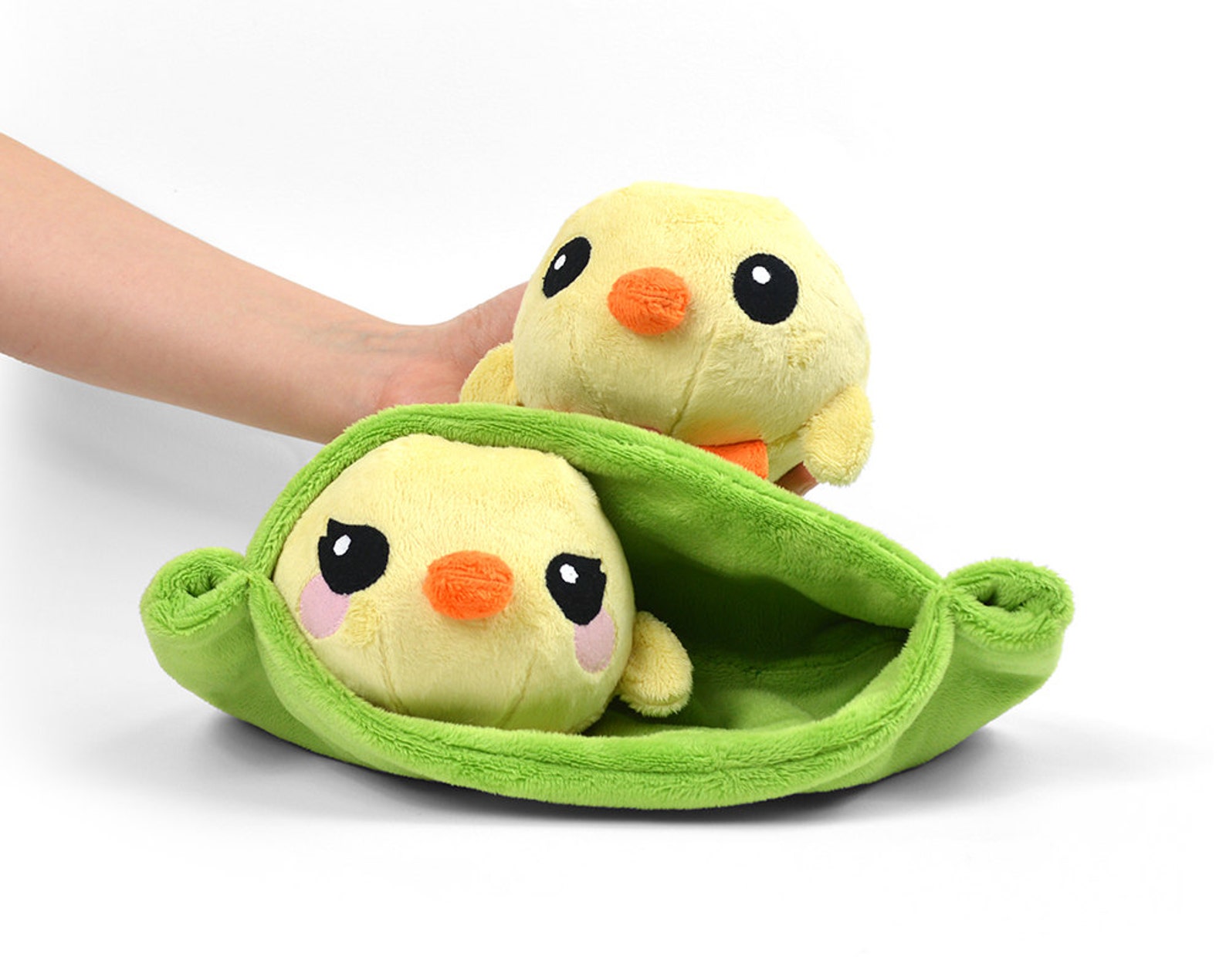 Pea Pod Chick Peas Plush Toy Food Animal Sewing .pdf Pattern Etsy