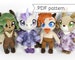 Faun & Anthro Unicorn Deer Goat Doll Plush Sewing Pattern .pdf Tutorial with Cottage Core Clothing 