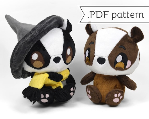 hufflepuff badger plush