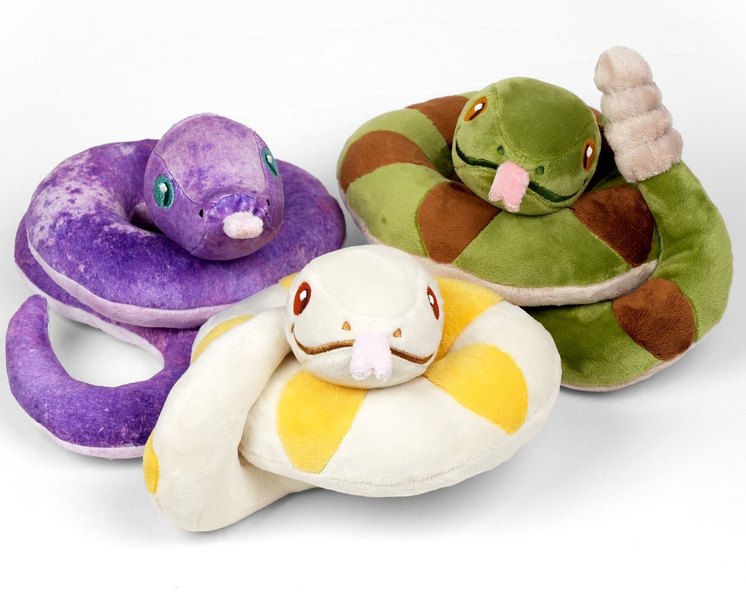Snake Plush Plushie Stuffed Animal in Minky Faux Fur Hognose ...