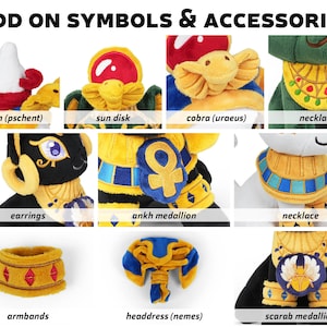 Ancient Egyptian Animal Gods Plush Sewing Pattern .pdf Tutorial Anubis ...