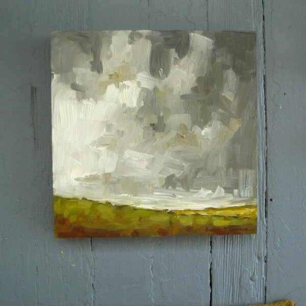 upstate - oil painting - 8 x 8