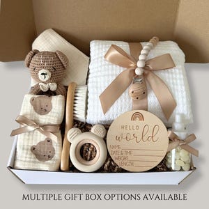 New Baby Gift Box, New Mom Gift Basket, Pregnancy Gift Box, New Mommy Gift, Postpartum Gift, Baby Shower Gifts, Mom To Be Self Care Package