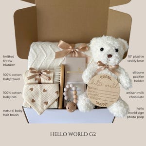 New Baby Gift Box, Neutral Luxury Baby Shower Gift Box, Newborn Baby Girl, New Baby Boy Basket, Pregnancy Care Package, First Time Mom Gifts, Expectand Dad Gifts, Congrats New Parents, Gender Reveal Ideas, Teddy Bear Gifts, new parents gift set, new mom care package, New Mother gift box, Congrats Pregnancy Gifts, Postpartum Gifts, congrats baby, expecting parents, pregnant wife gifts, new baby boy basket, soon to be mother, first time mom to be, gender neutral ideas, growing family gifts, future