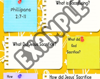 Sacrifice- Church Lesson
