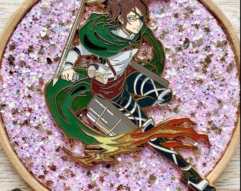 Attack on Titan Hange Zoë Emaille-Anstecknadel – 7,6 cm (3 Zoll) Limitierte Auflage (Shingeki no Kyojin)