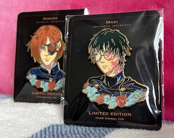 Jujutsu Kaisen Nobara & Maki Shibuya Incident Limited Edition Hard Emaille Pin (2,5 Zoll)