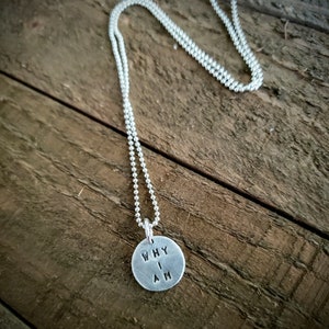 Why I Am....DMB lyric necklace...