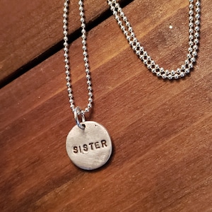 Sister...DMB song necklace...Dave Matthews...lyrics...summer tour...