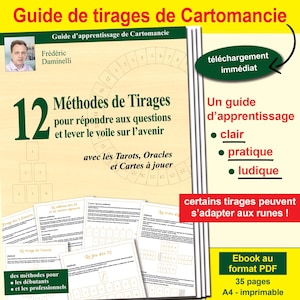 Ebook de cartomancie : 12 Méthodes de Tirages spéciales Tarots, Oracles et Cartes à jouer