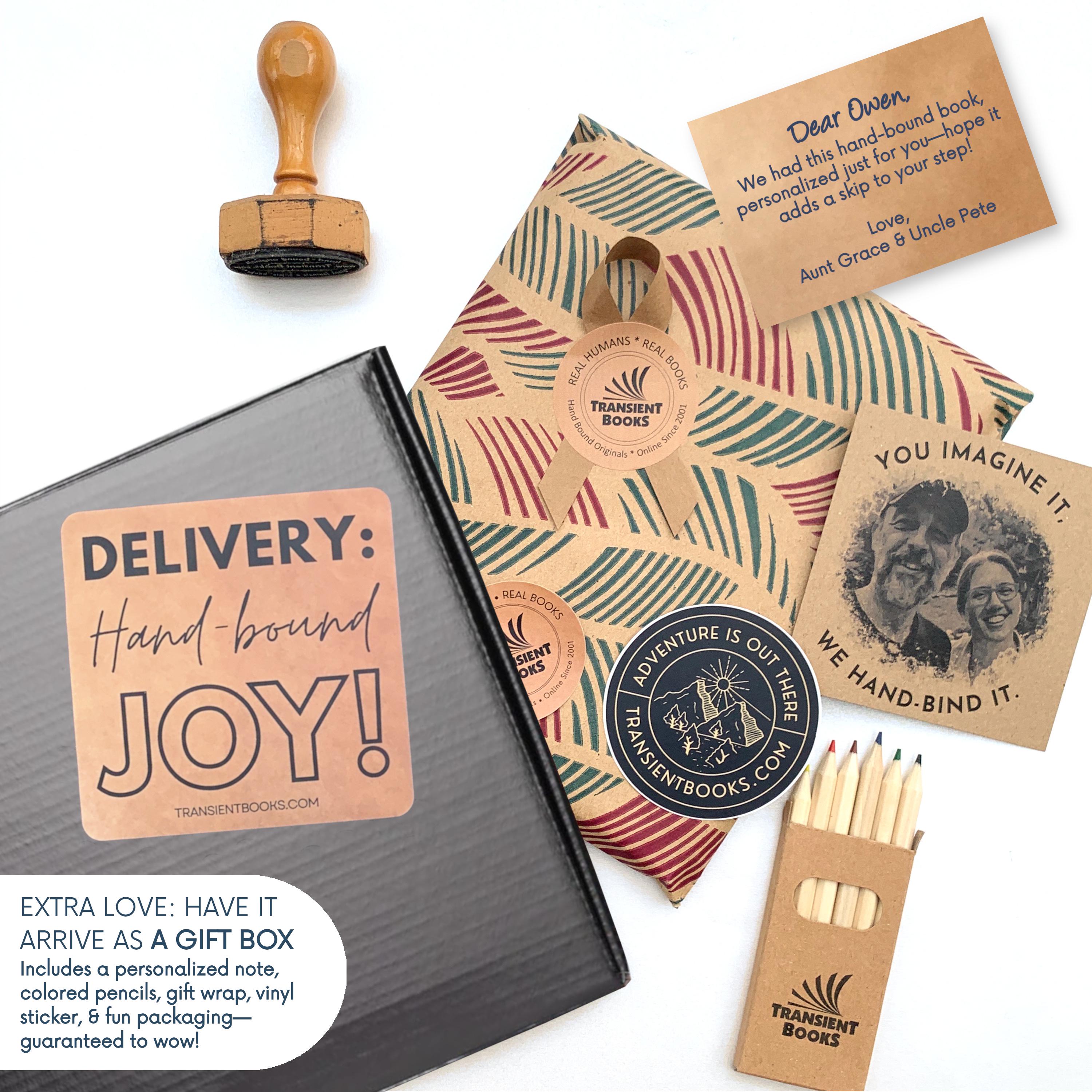 Custom World Travel Journal · Gap Year Plan Notebook · Holiday Gift Book for Him, Kids, Niece, Nephew · Globetrotter Adventure Planner