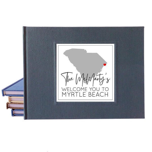 Beach Style Guest Book Etsy