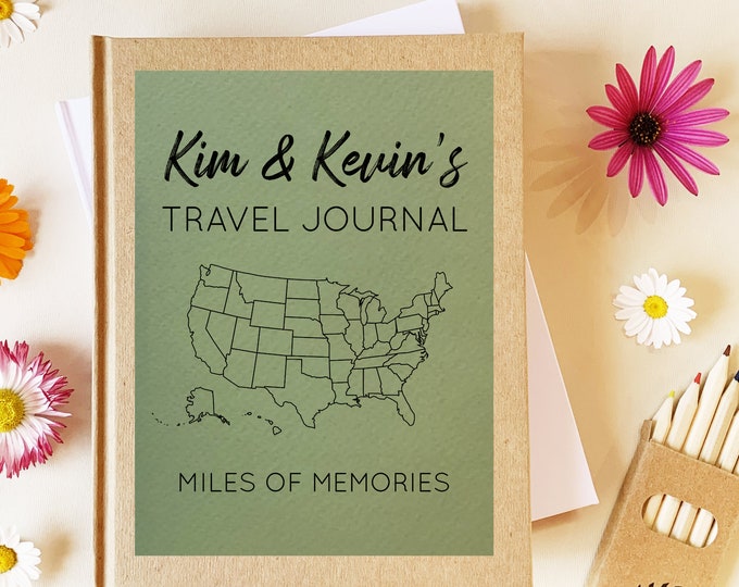 RV Camping Travel Planner & Journal | Custom Camping Gear | Unique, Fun Travel Accessory | Last Minute Gifts