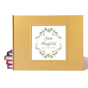 Celebration of Life · Custom Funeral Guest Book · Elegant Memory Table Sign-In · Sympathy Gift for Grieving Family