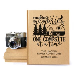Custom RV Camping Travel Journal · Family Travel Gift Box · Unique RV Accessories for Inside
