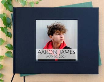 Bar Mitzvah Party Guest Book · Personalized Bat Mitzvah Gift · Jewish Celebration Decor · Keepsake Idea for Event Planners
