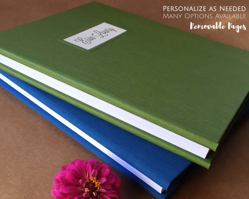 Custom Refillable Scrapbook Album Removable Pages Custom Etsy