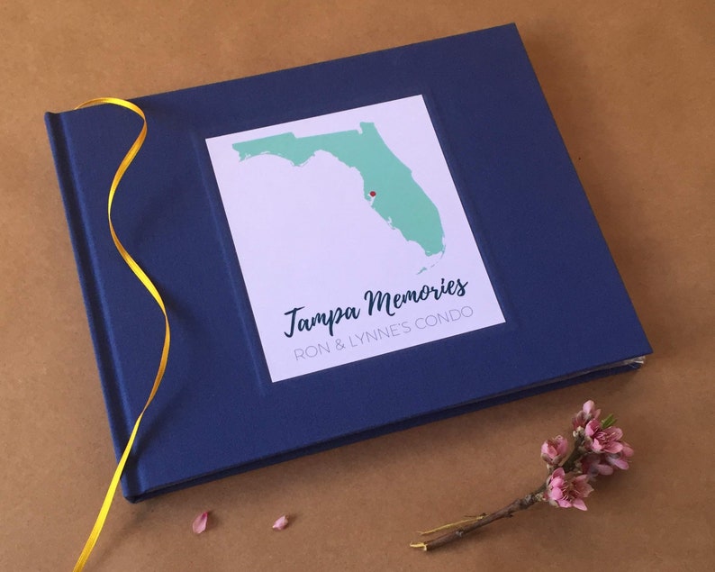 FREE SHIPPING Custom Vacation Home Guest Book Gift for New Etsy