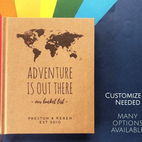 Custom Our Bucket List Journal Gift Book for the Couple Etsy