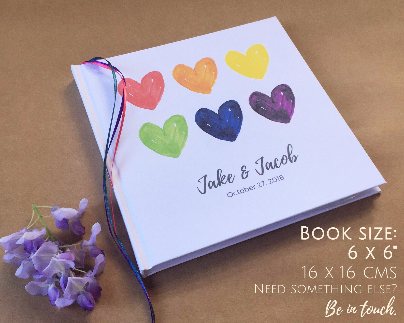 Mrs & Mrs Wedding Guest Book LGBTQ Wedding Guest Book Etsy