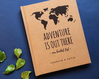Personalized Travel Journal for Couples · Custom Paper Anniversary Gift · Add a Meaningful Dedication to Inside Cover · 100 or 200 pgs