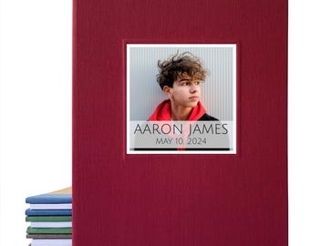 Custom Bar Mitzvah Photo Booth Album · Scrapbook · Gift for Teenage Boy or Girl · Bat Mitzvah Party Decor