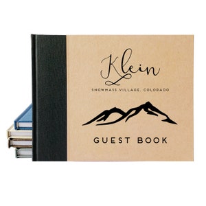 Custom Welcome Book for Airbnb Vacation Rental · Personalized  Mountain Cabin Guest Book · Ideal Realtor Closing Gift or House Warming Gift