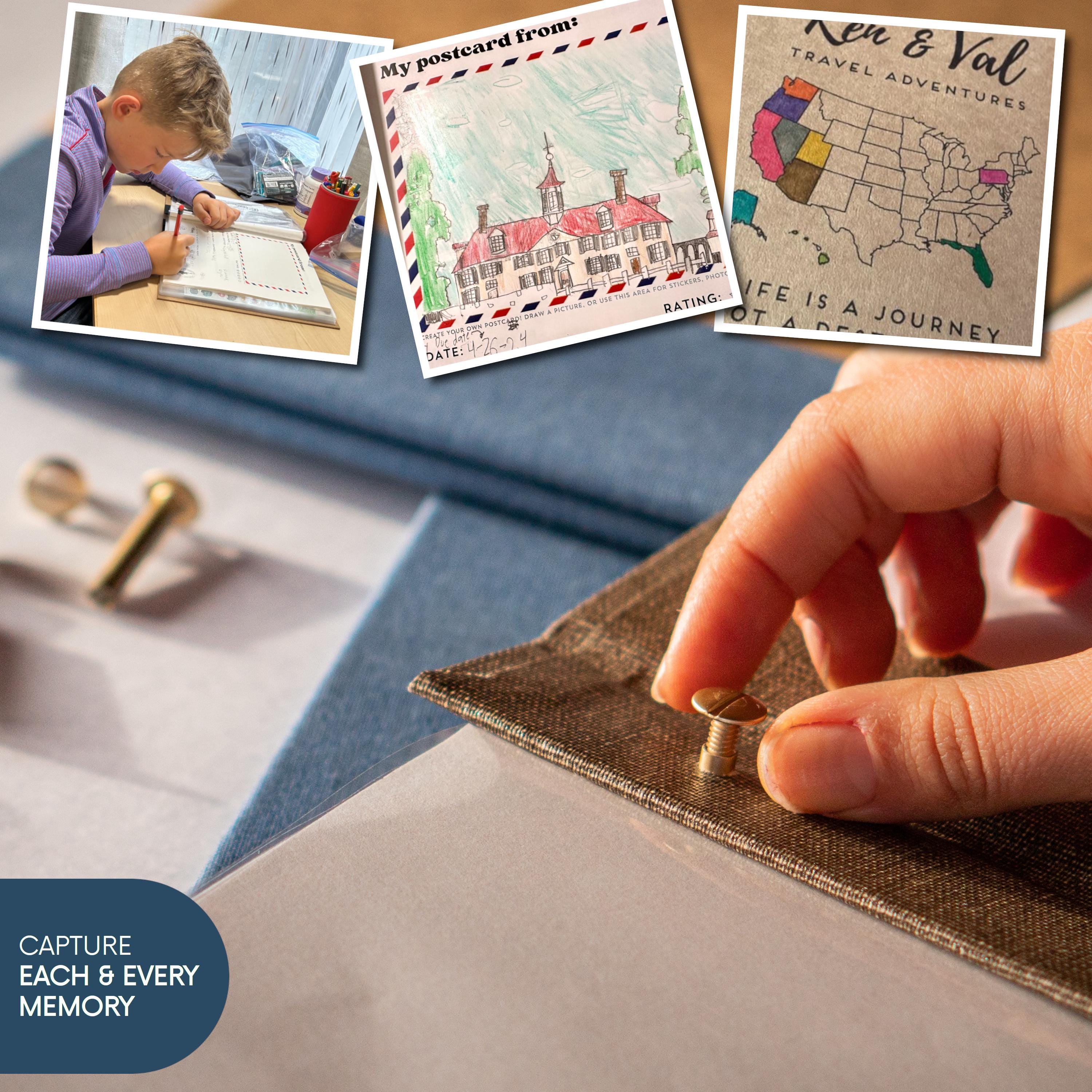 Custom Travel Scrapbook for Kids & Teens · Removable Pages ...
