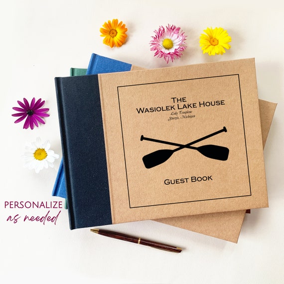 Guest Book Lake House: Visitor And Guest Sign-In Book For Vacation