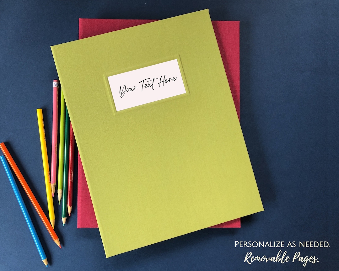 Custom Refillable Scrapbook Album Removable Pages Custom Etsy