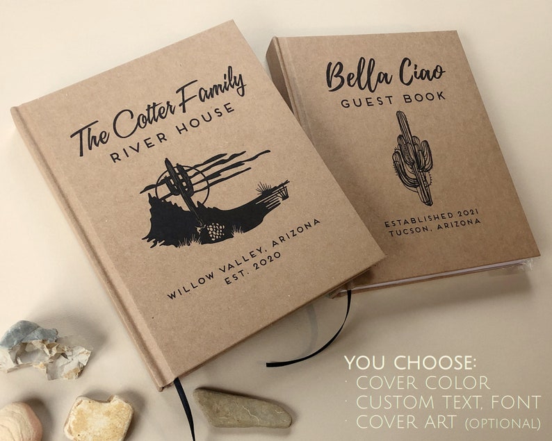 Custom Vacation Home Guest Book Airbnb Rental House Etsy